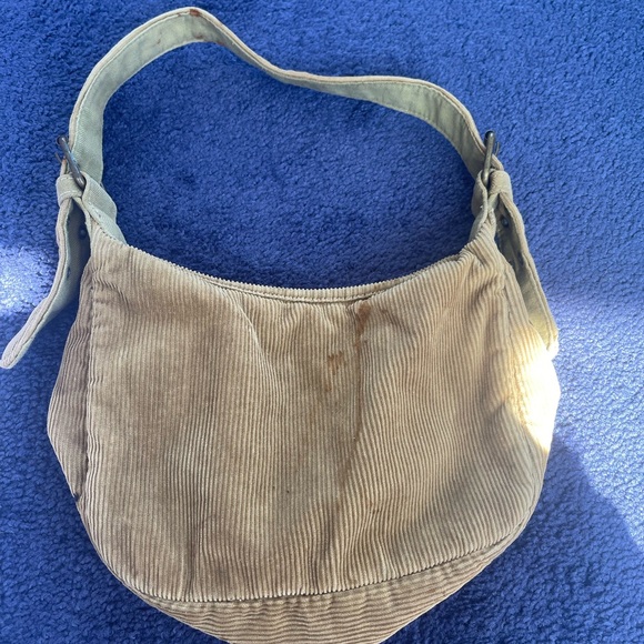 Brown purse corduroy - Picture 2 of 3